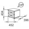 Тумба прикроватная  Ника-Люкс 33Р
