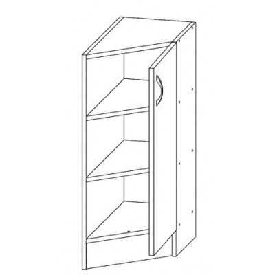 Тумба угловая не гнутая Т-2867 (серия Хай-Тек)
