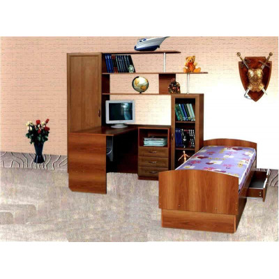 Уголок школьника 2М + кровать + пенал