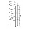 Стеллаж со столом Рикс-4+Рикс-5