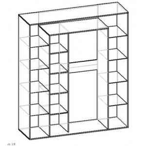 Шкаф-купе М. лайн-5