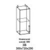 Шкаф навесной 300 Танго 3В