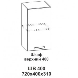 Шкаф верхний 400 Крафт, дуб вотан