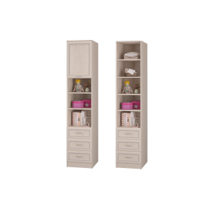 Шкаф для книг с ящиками и дверкой Верона