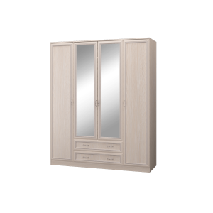 Шкаф 4-х дверный с зеркалом Верона