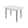 Стол раздвижной Бостон - 3 фотопечать Чайная роза с цельной вставкой