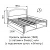 Кровать Виктория 05 160*200 см с латами, без матраса