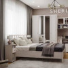 Кровать Sherlock 47 Люкс каркас (1600), Ясень Анкор Светлый