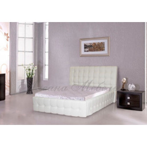 Кровать с мягким изголовьем Лаура