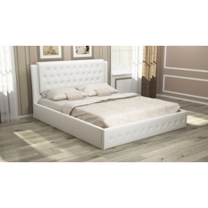 Кровать София 1600*2000 (с ПМ и ортопед основанием в комплекте), Вайт