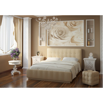 Кровать Лорена 160*200 (без страз) + основание 160