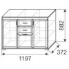 Комод комбинированный Афродита 15
