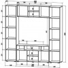 Мебельная стенка Тунис (комплект 2)
