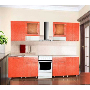 Кухня Веста 26 (оранжевая)