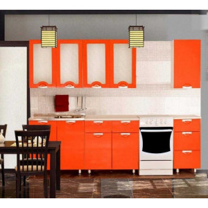 Кухня Веста 31 (оранжевая)