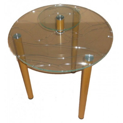 Обеденный стол ОС-51 (крупное битое стекло)
