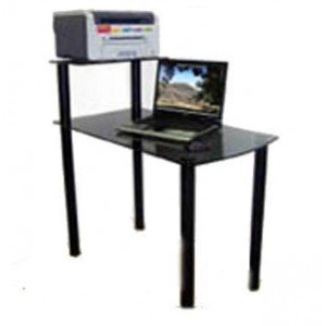 Стеклянный компьютерный стол КС-06