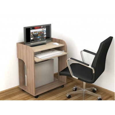 Стол компьютерный Грета-10 (Ясень шимо)
