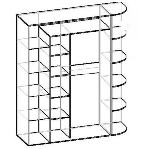Шкаф-купе М. лайн-16