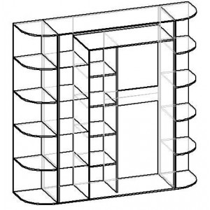 Шкаф-купе М. лайн-17