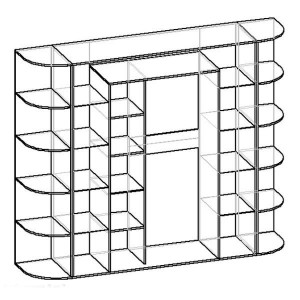 Шкаф-купе М. лайн-19