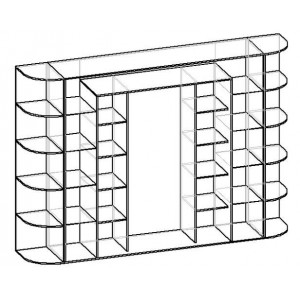Шкаф-купе М. лайн-25