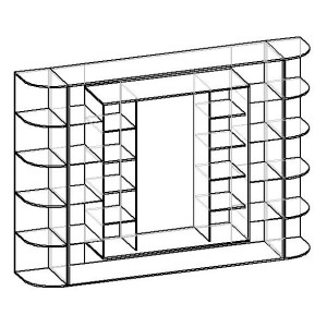 Шкаф-купе М. лайн-27