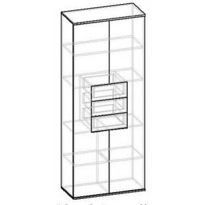Шкаф распашной М. лайн-4