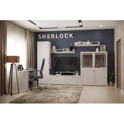 Гостиная Sherlock Ясень Анкор светлый (комплект 1)