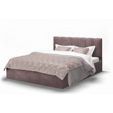 Кровать Элен 1600 с подъемным механизмом серо-фиолетовый